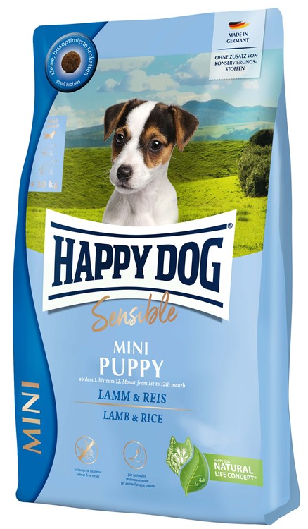 HappyDog Sens. Mini Puppy, L&R, 800 g