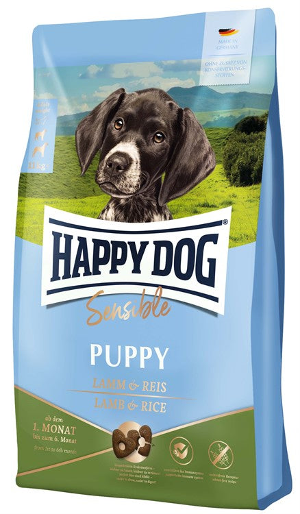 HappyDog Sens. Puppy Lamb & Rice 1 kg