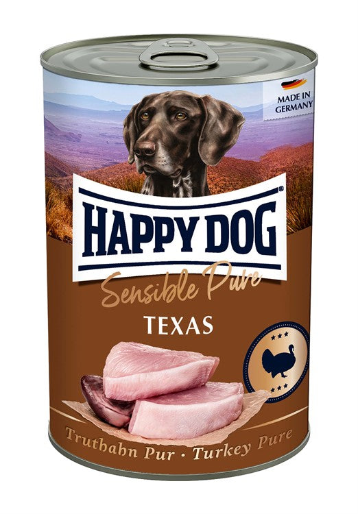 HappyDog konserv, Texas, 100% kalkon 400 g