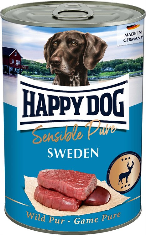 HappyDog konserv, Sweden, 100% vilt 400 g