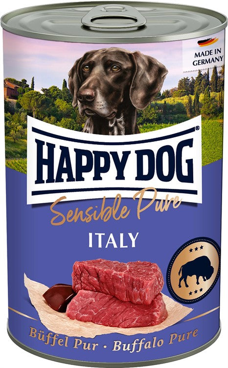 HappyDog konserv, Italy, 100% buffel 400 g