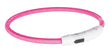 Flash light ring USB, L-XL: 65 cm/ø 7 mm, rosa