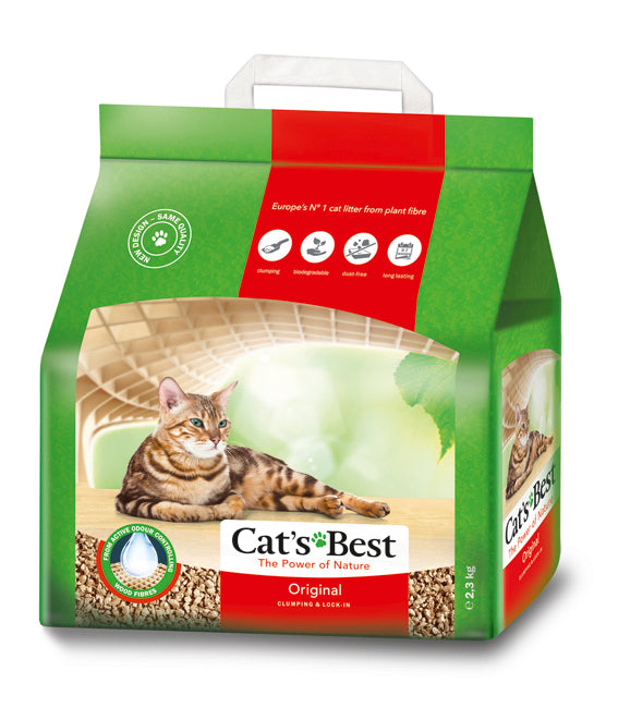 Cat's Best Original 5 L/2,1 kg, klumpbildande