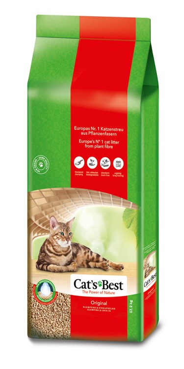 Cat's Best Original 40 L/17,2 kg, klumpbildande