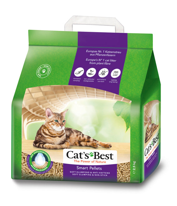 Cat's Best Smart 5 L/2,5 kg, för långhårskatter