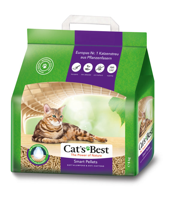 Cat's Best Smart 10 L/5 kg, för långhårskatter