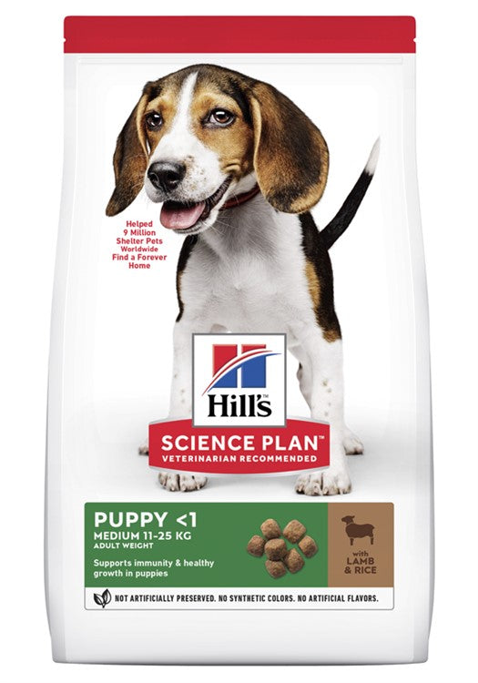 Hills Puppy Medium Lamb&Rice 18kg ValPk