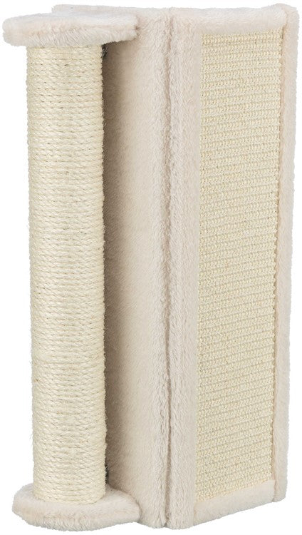 Klösbräda hörn med sisalrulle, 15×50×15 cm, beige