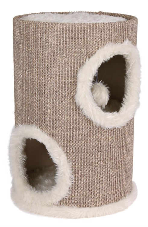 Klösmöbel Cat-Tower Edoardo, ø 33 x h50 cm, taupe/creme