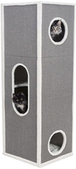 Klösmöbel Cat-Tower XXL Stefano, 62 x h178 x58 cm, grå/ljusgrå