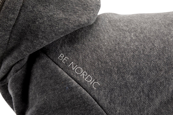 BE NORDIC Flensburg hoodie, XXS: 24 cm, grå