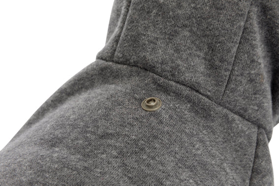 BE NORDIC Flensburg hoodie, XXS: 24 cm, grå