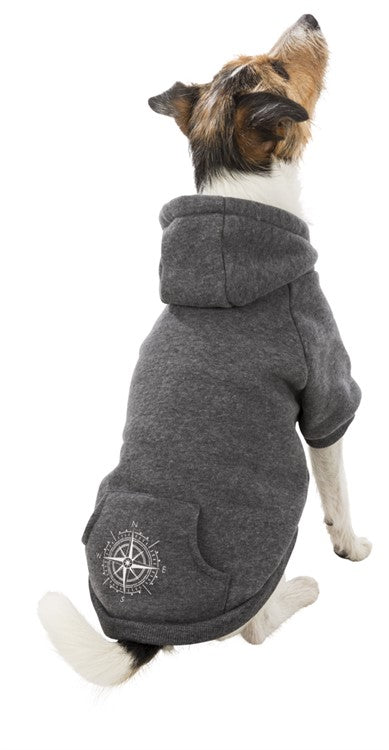 BE NORDIC Flensburg hoodie, S: 33 cm, grå