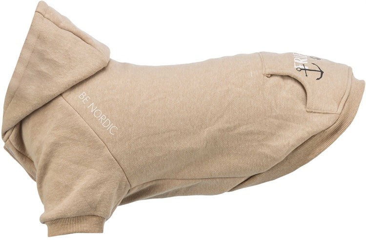 BE NORDIC hoodie Flensburg, XXS: 24 cm, sand