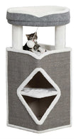 Klösmöbel Cat-Tower Arma, 38 x h98 x 38 cm, grå/vit