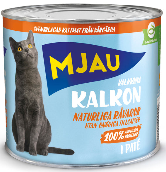 Mjau våt kalkon 635g