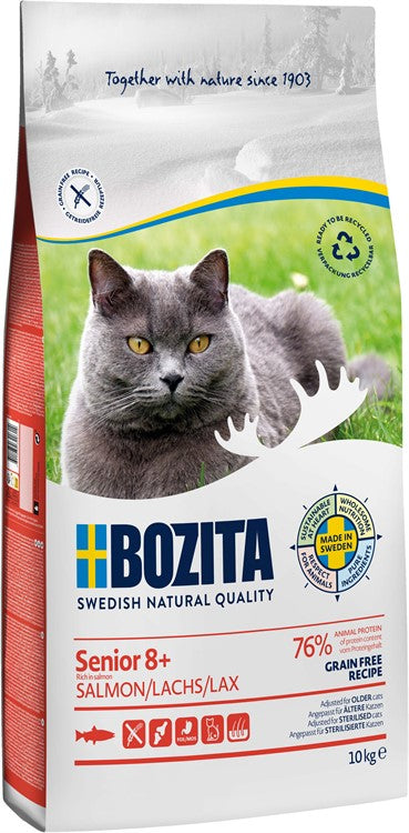 Bozita Grain Free Senior 8+ Salmon 10 kg