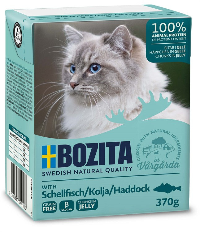 Bozita Katt Tetra Bitar i gelé Kolja 6X370 g