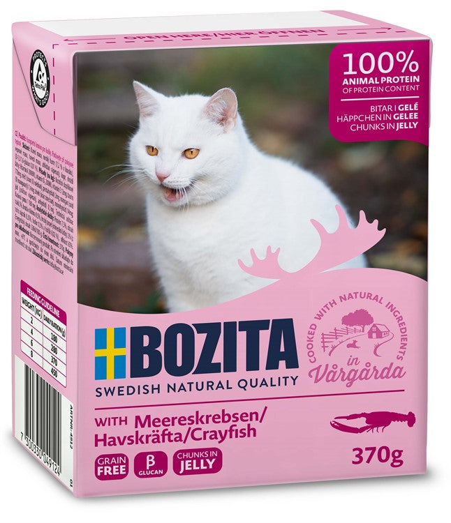 Bozita Katt Tetra Bitar i gelé Havskräfta 6X370 g