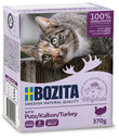 Bozita Katt Tetra Bitar i gelé Kalkon 24X370 g