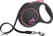 flexi BLACK DESIGN, band, L: 5 m, rosa