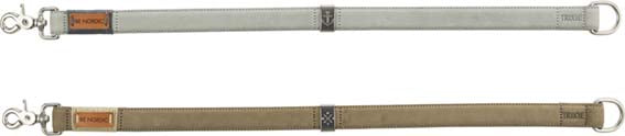 BE NORDIC halsband, läder, L-XL: 55 cm/30 mm, sand