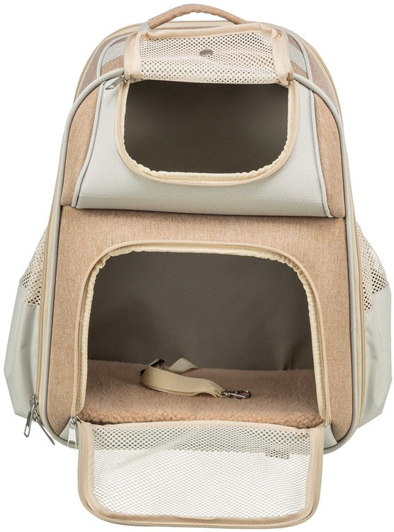 Ryggsäck Willow, 38 × 25 × 45 cm, beige/brun